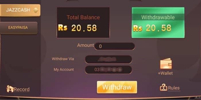 Withdraw Chips